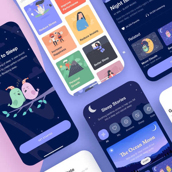 Portfolio website design example with project gallery and case studies