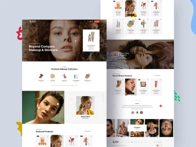 طراحی سایت لوازم آرایشی و مراقبت از پوست