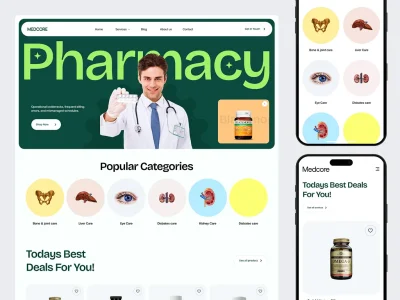 طراحی سایت مکمل‌ها و ویتامین‌ها