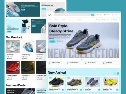 طراحی سایت فروشگاه کفش