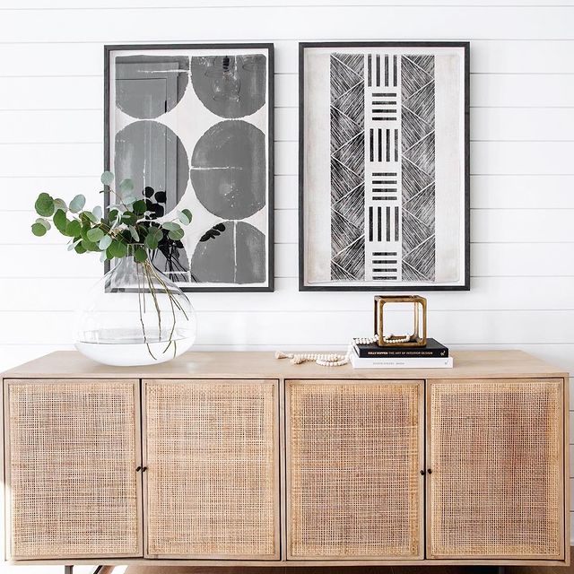 Creative blog page for interior design trends