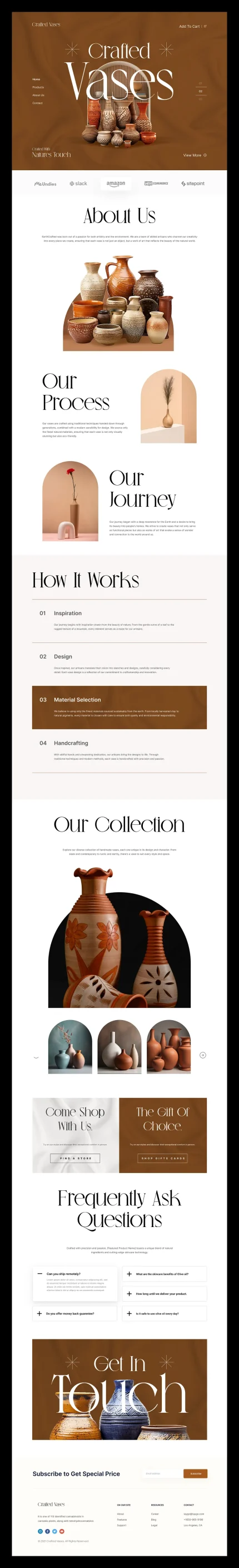 طراحی سایت صنایع دستی و هنرمندان