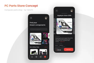 طراحی سایت فروش قطعات کامپیوتر و فناوری