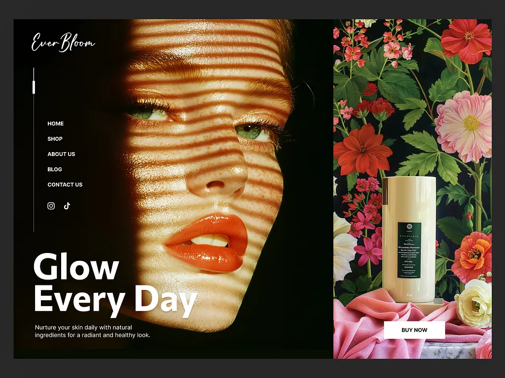 طراحی سایت لوازم آرایشی و مراقبت از پوست