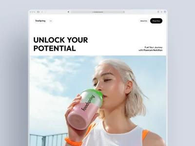 طراحی سایت مکمل‌ها و ویتامین‌ها