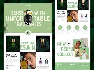 طراحی سایت عطر و خوشبوکننده‌ها