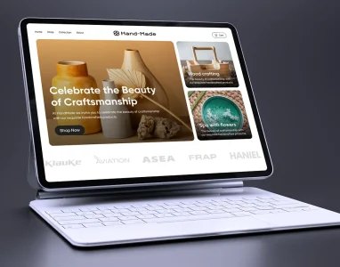 طراحی سایت صنایع دستی و هنرمندان