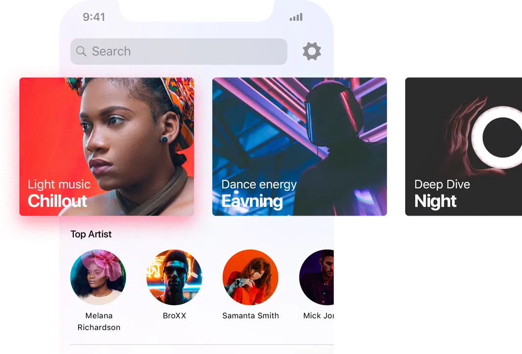سایت نمونه کار هنرمند با چیدمان گالری