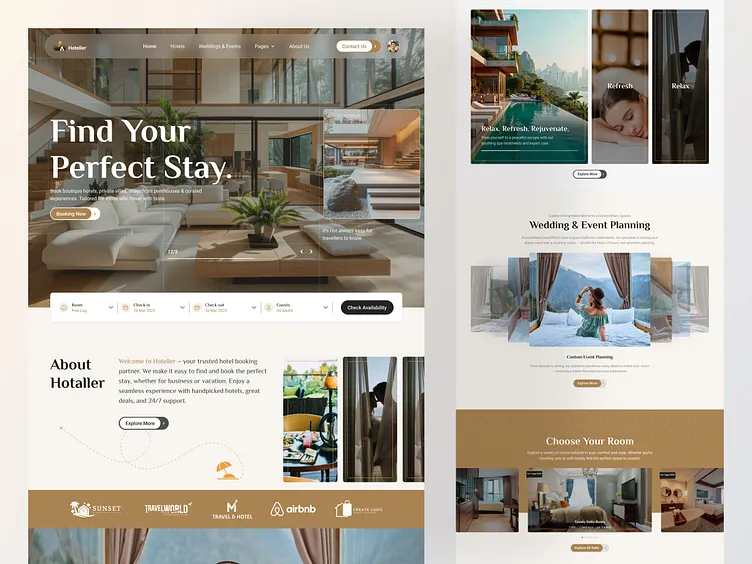 🏨 طراحی سایت هتلها و مهماننوازی 🏨 طراحی سایت هتلها و مهماننوازی